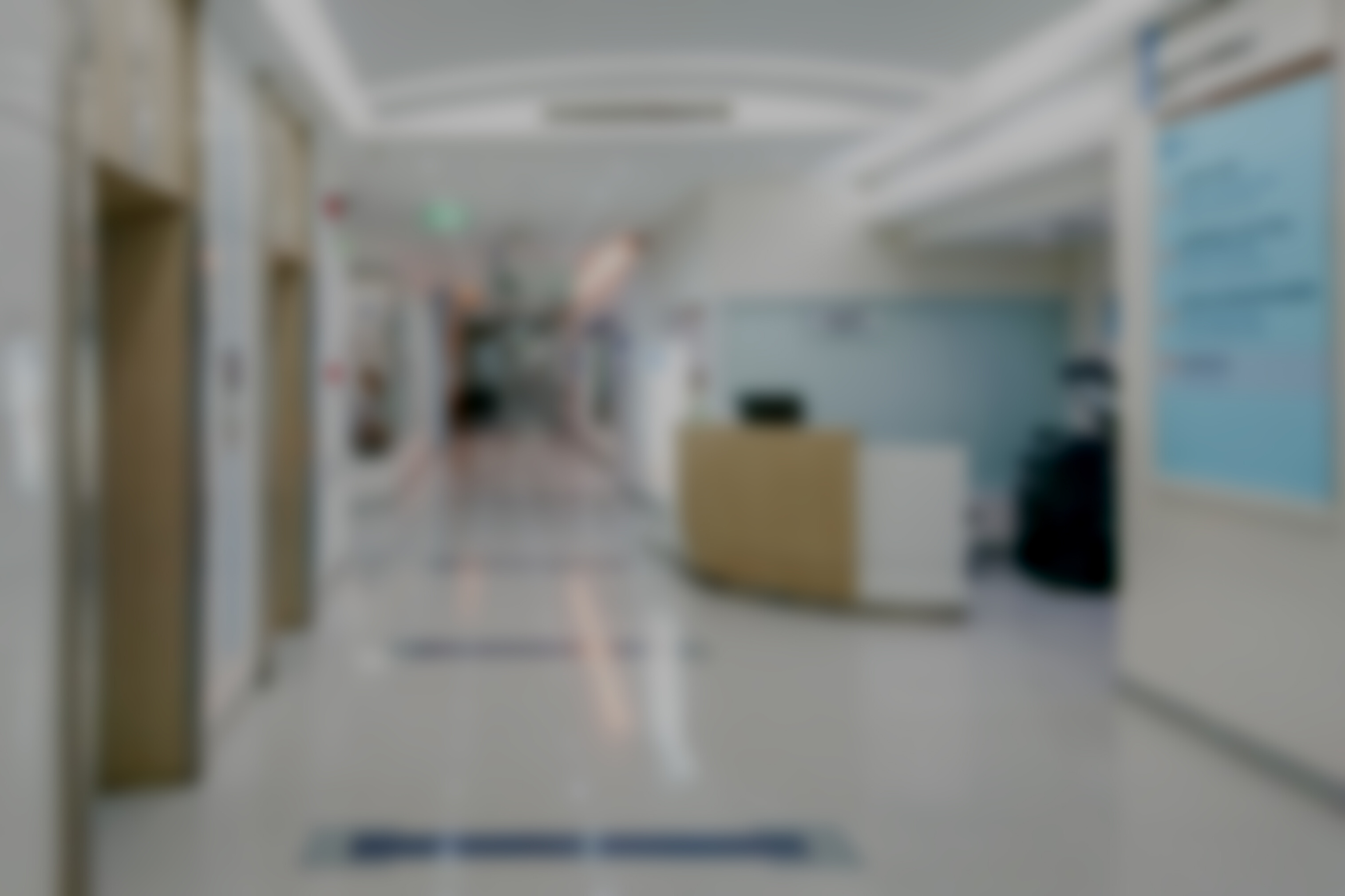 Abstract blur of medical clinic